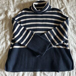 Gap Split Hem 24/7 Cotton Turtleneck